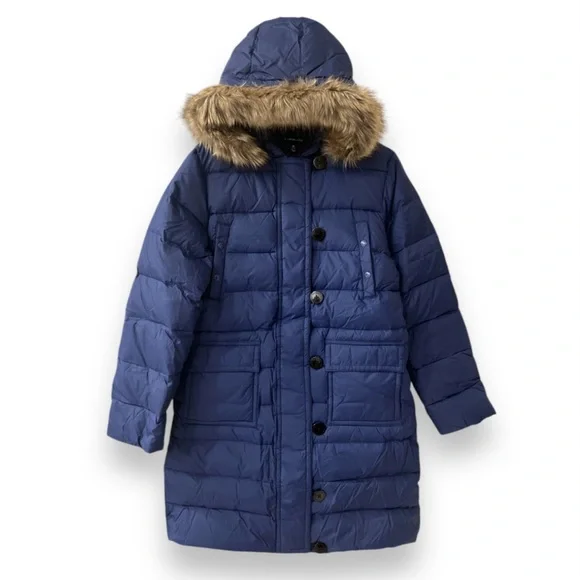 Lands’ End Women’s Sidney Down Puffer Coat | Medium (10-12) | Light Navy | $60 - Picture 2 of 8